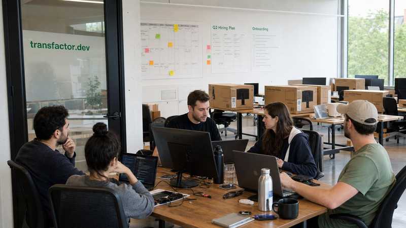 Team scaling visualization