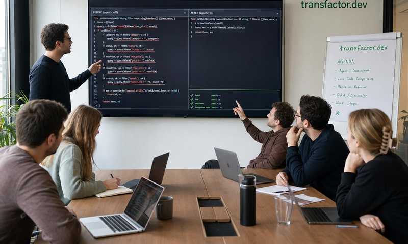 Teaching a team to build with agents: one workshop week, then a production port at startup speed